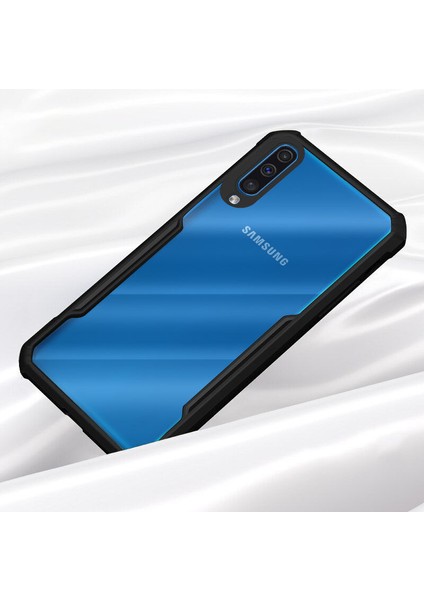 Samsung Galaxy A50S Kılıf Zebana Shockproof Silikon Kılıf Yeşil