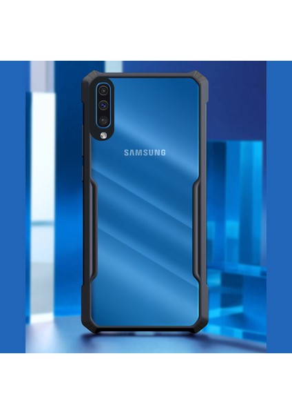 Samsung Galaxy A50S Kılıf Zebana Shockproof Silikon Kılıf Yeşil