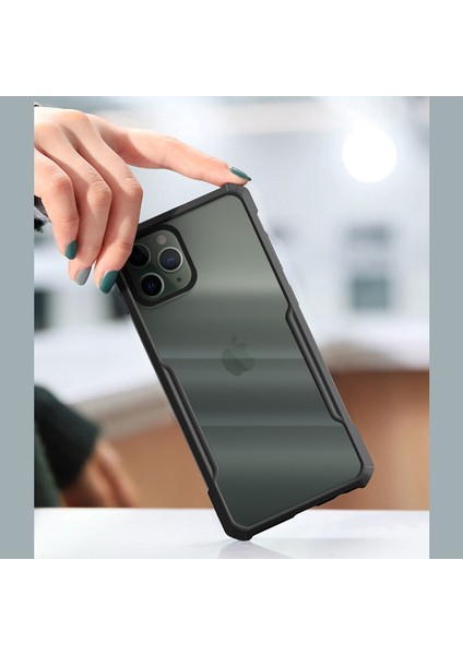 Apple iPhone 11 Pro Kılıf Zebana Shockproof Silikon Kılıf Siyah