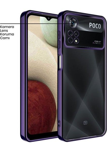 Xiaomi Poco X4 Pro 5g Kılıf Zebana Glint Silikon Kılıf Yeşil