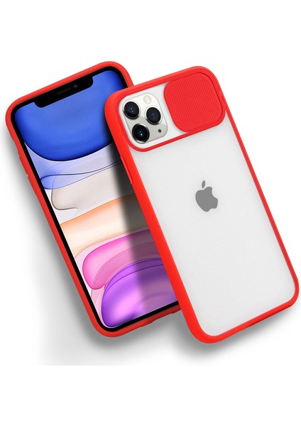 Apple iPhone 11 Pro Max Kılıf Kamera Lens Korumalı Kılıf Rose Gold