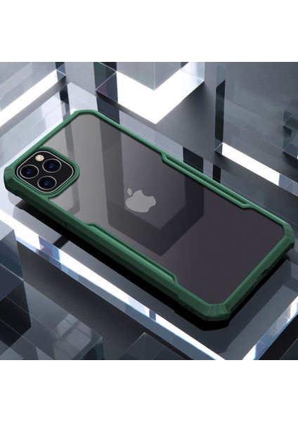 Apple iPhone 11 Pro Max Kılıf Zebana Shockproof Silikon Kılıf Mavi
