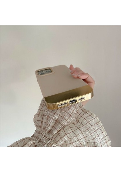 Apple iPhone 11 Pro Max Kılıf Zebana Gold Stil Silikon Kılıf Bordo modelleri