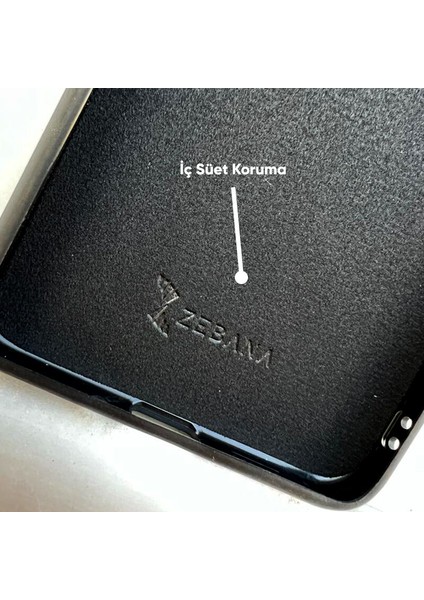 Samsung Galaxy A23 Kılıf Zebana Metal Mitras Kılıf (Silikon Kenar) Mavi modelleri