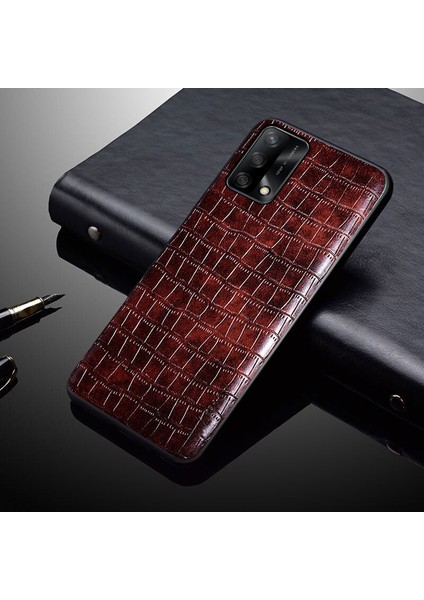 Oppo A74 Kılıf Zebana Rock Deri Kılıf Yeşil fiyatları