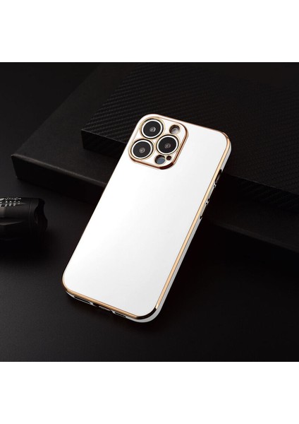 Apple iPhone 12 Pro Kılıf Golden Silikon Kılıf Açık Mavi fiyatları