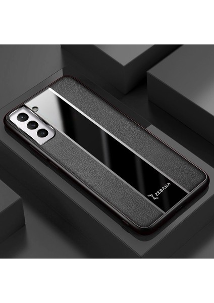 Samsung Galaxy S23 Plus Kılıf Zebana Premium Deri Kılıf Siyah