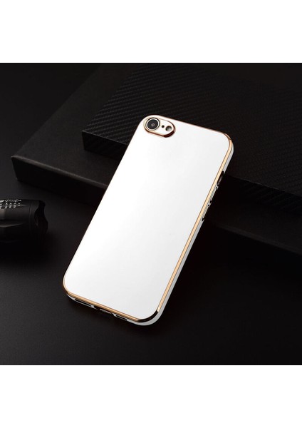 Apple iPhone 7 Kılıf Golden Silikon Kılıf Kırmızı fiyatları