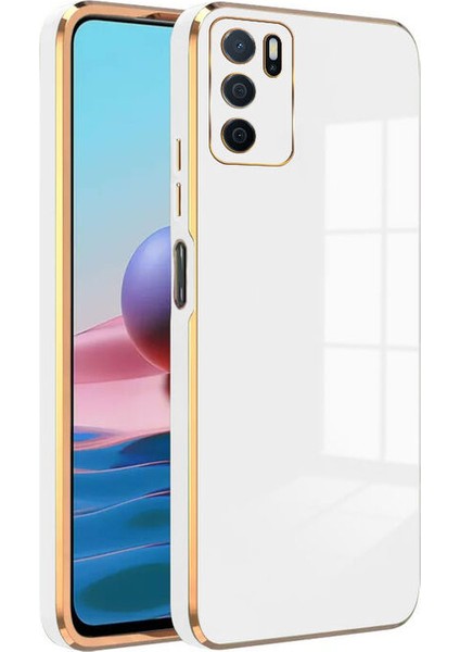 Oppo A16 Kılıf Golden Silikon Kılıf Yeşil fiyatları