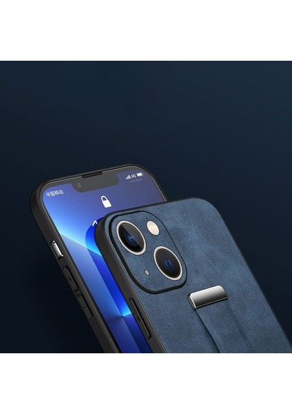 Apple iPhone 15 Uyumlu Kılıf Zebana Classic Deri Kılıf Lacivert fiyatları