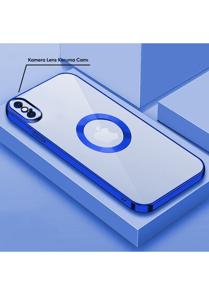 Apple iPhone Xs Max Kılıf Zebana Glint Silikon Kılıf Gold