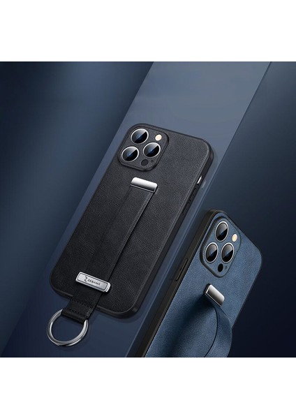 Apple iPhone 12 Pro Kılıf Zebana Classic Deri Kılıf Yeşil