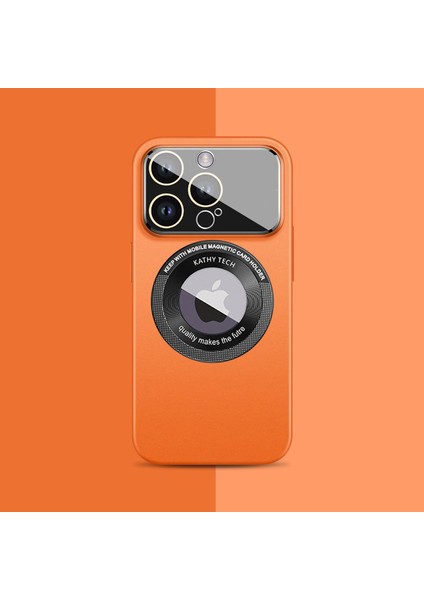 Apple iPhone 13 Pro Max Kılıf Zebana Lenix Silikon Kılıf (Kablosuz Şarj Destekli) Turuncu fiyatları