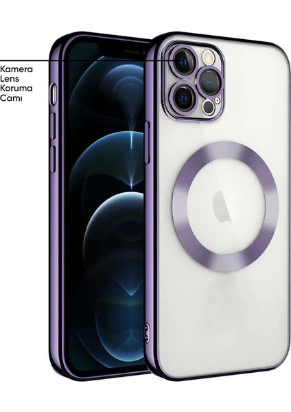 Apple iPhone 11 Pro Kılıf Zebana Glint Silikon Kılıf Rose Gold