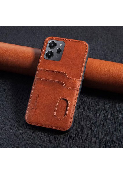 Xiaomi Redmi 12 Uyumlu Kılıf Zebana Kartlıklı Lüx Deri Kılıf Lacivert fiyatları