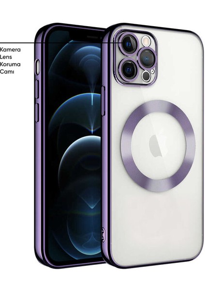 Apple iPhone 11 Pro Max Kılıf Zebana Glint Silikon Kılıf Gri