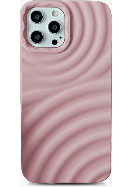 Apple iPhone 15 Pro Max Uyumlu Kılıf Zebana 3D Water Silikon Kılıf Pembe fiyatları