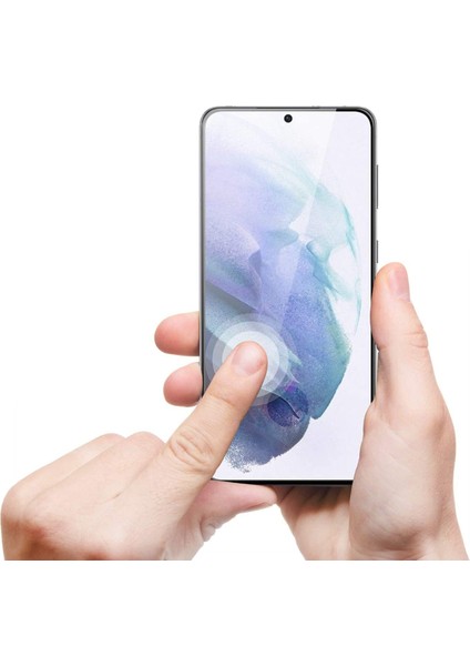 Samsung Galaxy Note 10 Plus Tam Kaplayan Edge Seramik Ekran Koruyucu Siyah