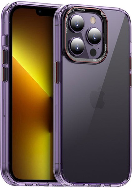 Apple iPhone 13 Pro Max Kılıf Zebana Comfort Silikon Kılıf Derin Mor fiyatları