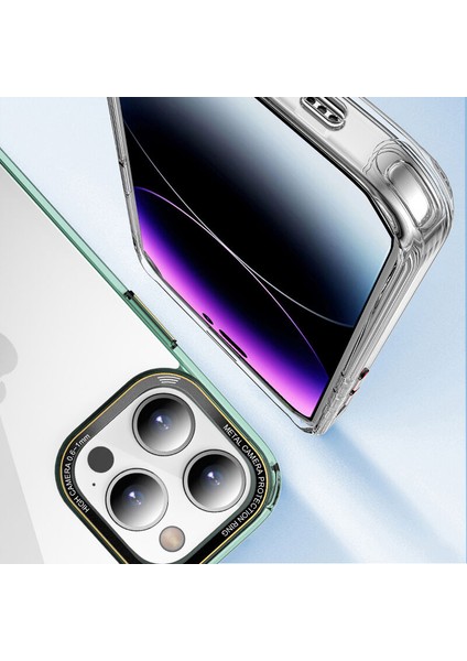 Apple iPhone 13 Pro Max Kılıf Zebana Comfort Silikon Kılıf Derin Mor