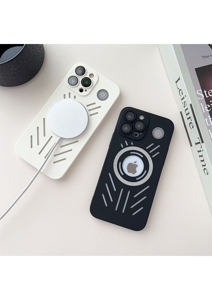 Apple iPhone 14 Kılıf Zebana Elite Cool Magsafe Silikon Kılıf Derin Mor indirimleri
