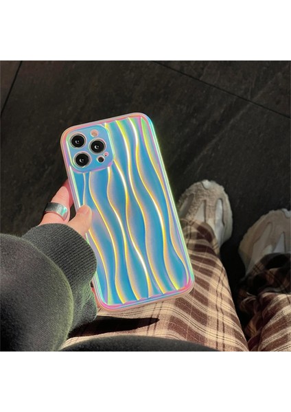 Apple iPhone 14 Pro Max Uyumlu Kılıf Zebana Line Art Silikon Kılıf Gri