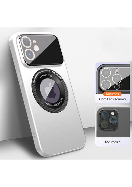 Apple iPhone 11 Kılıf Zebana Lenix Silikon Kılıf (Kablosuz Şarj Destekli) Beyaz modelleri