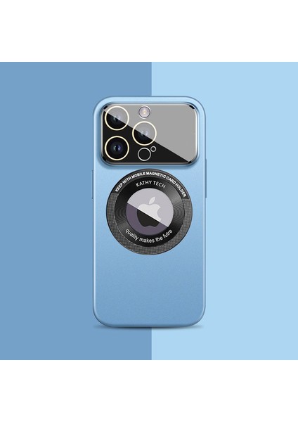 Apple iPhone 12 Pro Kılıf Zebana Lenix Silikon Kılıf (Kablosuz Şarj Destekli) Sierra Mavisi