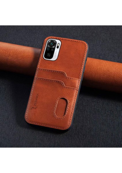 Xiaomi Redmi Note 10S Kılıf Zebana Kartlıklı Lüx Deri Kılıf Siyah fiyatları