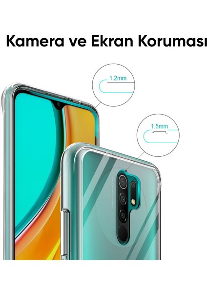 Xiaomi Redmi Note 8 Pro Uyumlu Kılıf Sararmaz Hd Şeffaf Silikon Kılıf Şeffaf