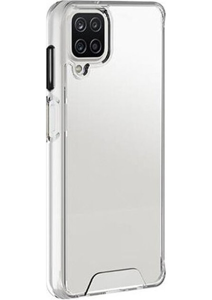 Samsung Galaxy A12 Uyumlu Kılıf Sararmaz Hd Şeffaf Silikon Kılıf Şeffaf