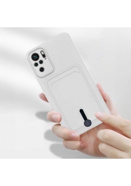 Xiaomi Redmi Note 10S Uyumlu Kılıf Zebana Kartlıklı Sweet Yumuşak Silikon Kılıf Beyaz fiyatları