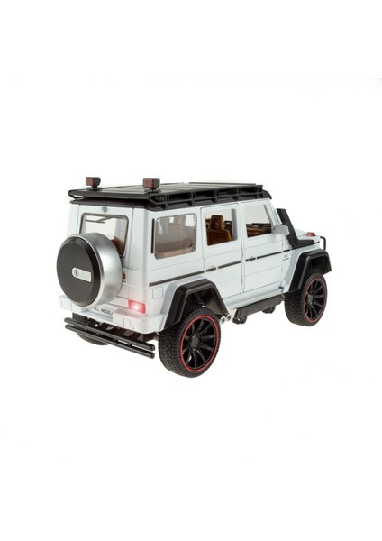 1:16 Ölçek Metal Model Suv Araba Çek Bırak Işıklı Sesli Beyaz fiyatları