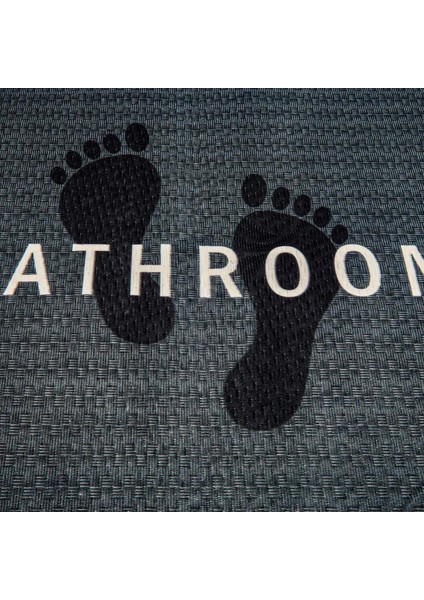 Soft Bathroom Dikdörtgen Sihirli Banyo Paspası - Antrasit - 50X70 cm