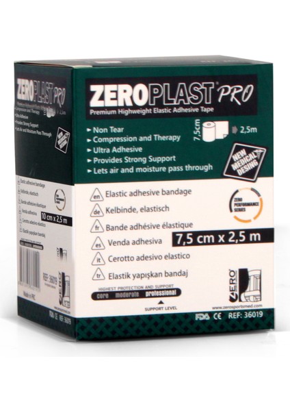 Zeroplast Pro 7,5Cm X 2,5M Bandaj