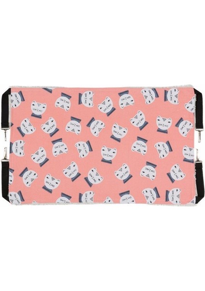 Turuncu Kedi Stili 35X35CM Sıcak Asılı Kedi Yatağı Mat Yumuşak Kedi Hamak Kış Hamak Pet Yavru Kafes Yatak Kapağı Yastık Hızlı G - - - (Yurt Dışından)