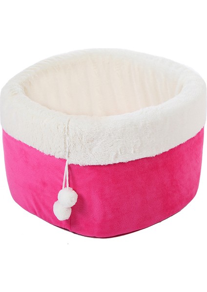 Gül Pembe Tarzı S 40X26CM 2022 Kış Aylarında Kedinizin Konforu Için Derin Uyku Kedi Yatağı Küçük Mat Sepeti Ürünleri Evcil Hayvanlar Çadır Rahat Mağara Kedi Yatakları Iç Mekan (Yurt Dışından)