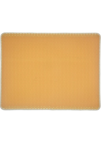 Sarı Stil 45X60 Evde Kedi Kum Matı Çift Katmanlı Eva Deri Kedi Matı Ped Altı Su Geçirmez Altı Tuzak Ev Matı (Yurt Dışından)