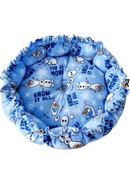No.9 Tarzı 70CM Dış Çap Süper Yumuşak Sıcak Kedi Yatağı Ayarlanabilir Köpek Matı Pet Yatma Sepeti Yuvarlak Puf Kafes Hafif Rahat Dokunuş 17 Renk (Yurt Dışından)