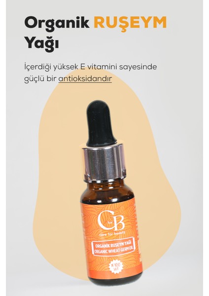 Cfor B Cosmetics Organik Ruşeym Yağı 10ML