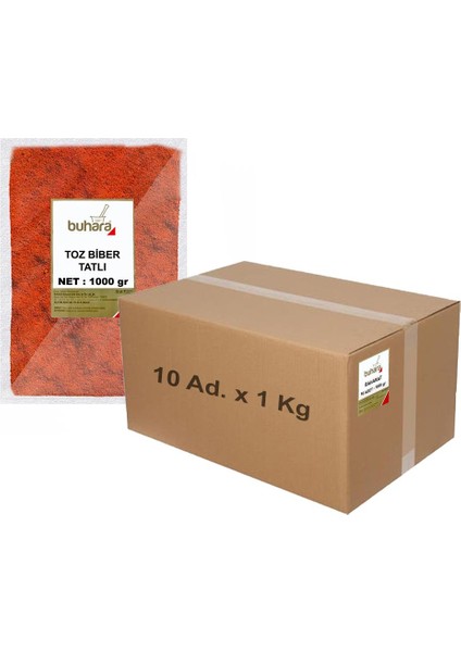 Toptan Toz Tatlı Biber 1 kg x 10 Ad - 10 kg