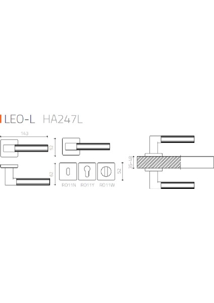 Leo-L Rozetli Kapı Kolu Saten Rengi Yale - Hha247Lro11Y Nbm-Nbm/Nb fiyatları