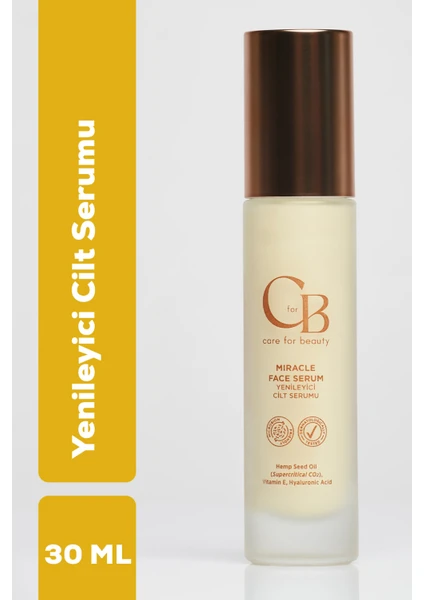 Cfor B Cosmetics Yenileyici Cbd Özlü Yüz Serumu Anti-Aging 30ml