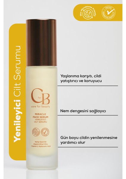 Yenileyici Cbd Özlü Yüz Serumu Anti-Aging 30ml