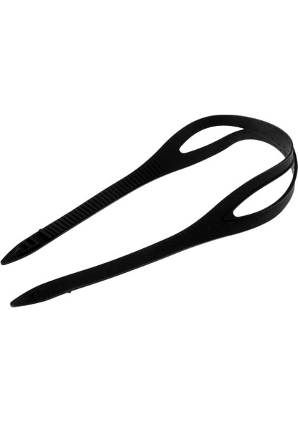 Silikon Yüzme Gözlüğü Askısı Yumuşak 19CM Yedek Aksesuarlar 49CM Siyah (Yurt Dışından)