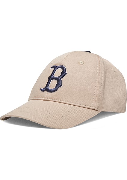 Montrose Bej Baseball Cap Nakışlı - Unisex Şapka