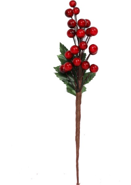 Yılbaşı Ağaç Süsü Yılbaşı Kokina Yapay Çiçek 20 cm