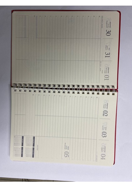 Ajanda 20*28 Telli Haftalık fiyatları