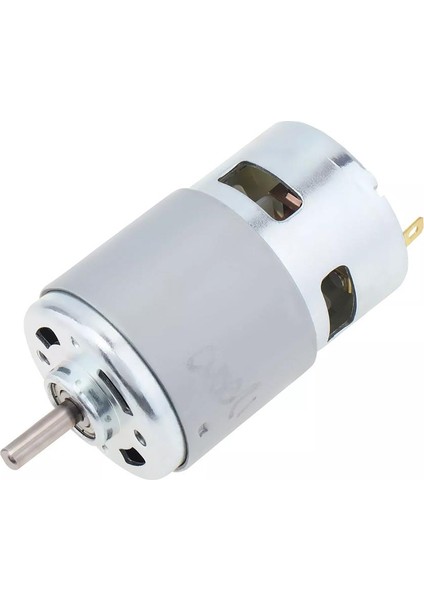 TLS Robotik RS775 24V 10000 Rpm Dc Motor Yüksek Hız ve Tork D Shaft