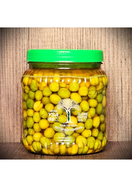 Minik (Çerezlik) Halhalı Kırma Yeşil Zeytin 1 kg